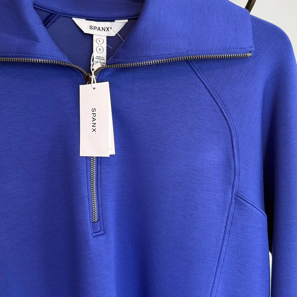 NWT SPANX Air Essentials Half Zip Sweatshirt - Picture 2 of 15